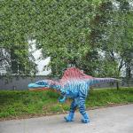 Real Life Looking Dinosaur Costume , Animatronic Lifelike Dinosaur Suit