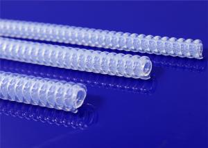 China Kink Resistance Silicone Medical Products , Transparent Corrugated Breathing Tube wholesale