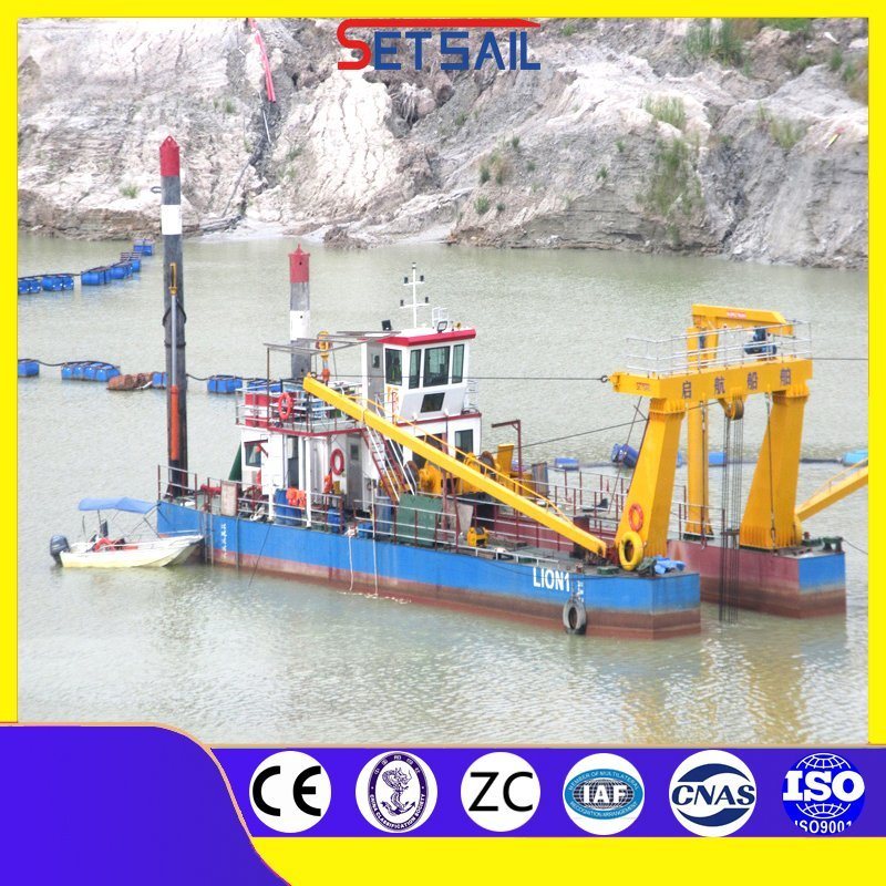 Kingda Pump Set Sail Sand Dredger with Dredging Machine