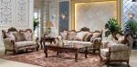 5 Piece Maharaja Luxury Living Room Furniture European French Wood Carving Sofa