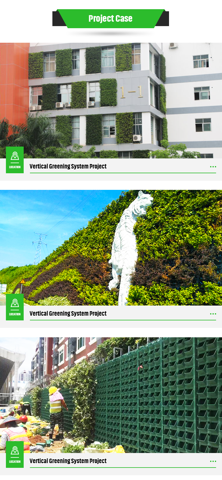Customized Green Wall PP Strong Vertical Plastic Flower Pot For Indoor/Garden Decoration