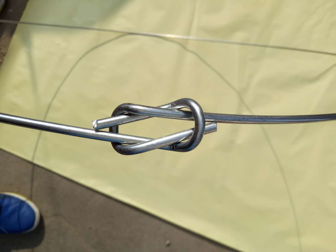 Carbon Steel Cotton Bale Ties Wire 27" Length 2.8mm Wire With High Tensile Strength
