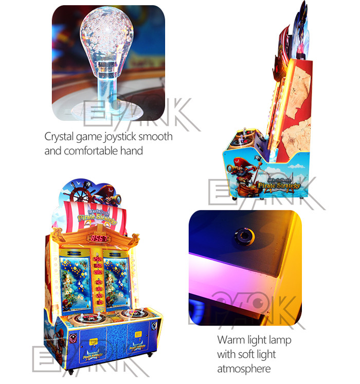 Pirate Strategy Redemption Ticket Machine for Arcade Video Adventure Games