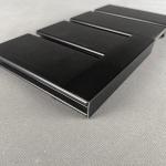 Waterproof Plastic Slatwall Shelves Black For Living Pop Room