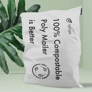 China Biodegradable Compostable Printable Mailer Bags Lightweight Eco Friendly Packaging wholesale