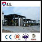 Flat Roof Prefab Steel Warehouse