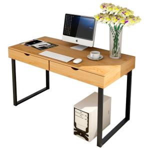 China Nordic Wooden Ergonomic Office Computer Desk Student Hostel Study Table wholesale