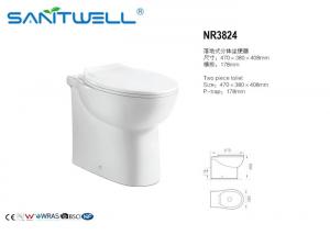 China Thin Seat Cover UF Rimless Wall Hung Wc Toilet , Eastern Europe Toilet on sale