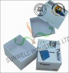 Corrugated Coated Paper Electronics TV Packaging Boxes White Color Matt
