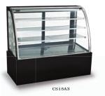 Commercial Fan Cooling Refrigerated Cake Display Cabinets Steam For Humidificati
