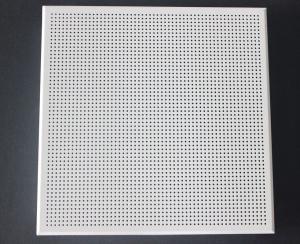 China Weather Resistant Acoustical Ceiling Tiles Aluminum / Galvanized Steel White Coated wholesale