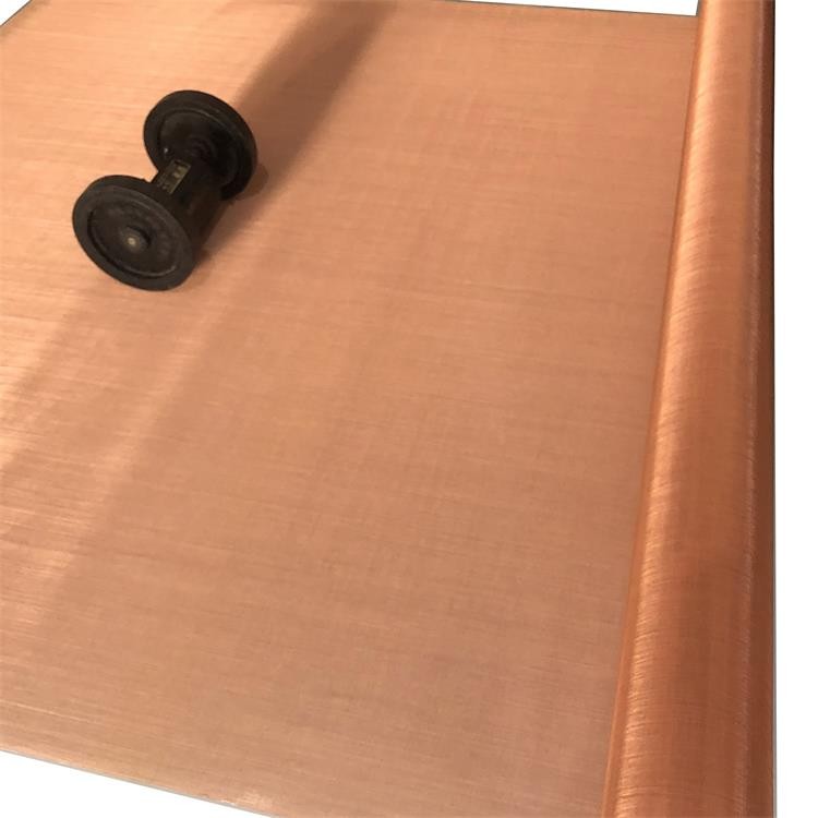 Faraday cage 200 mesh 99.9% red copper wire shielding fabric mesh screen