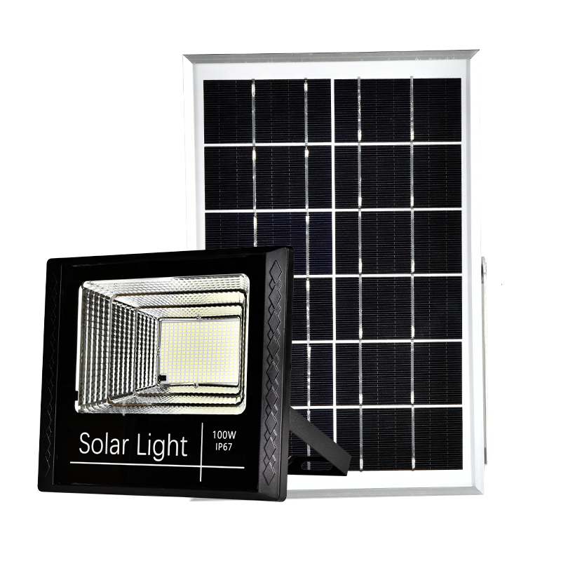 120W 200W 300W Alu Solar Flood Light Waterproof IP65 Street Lights For Garden Security