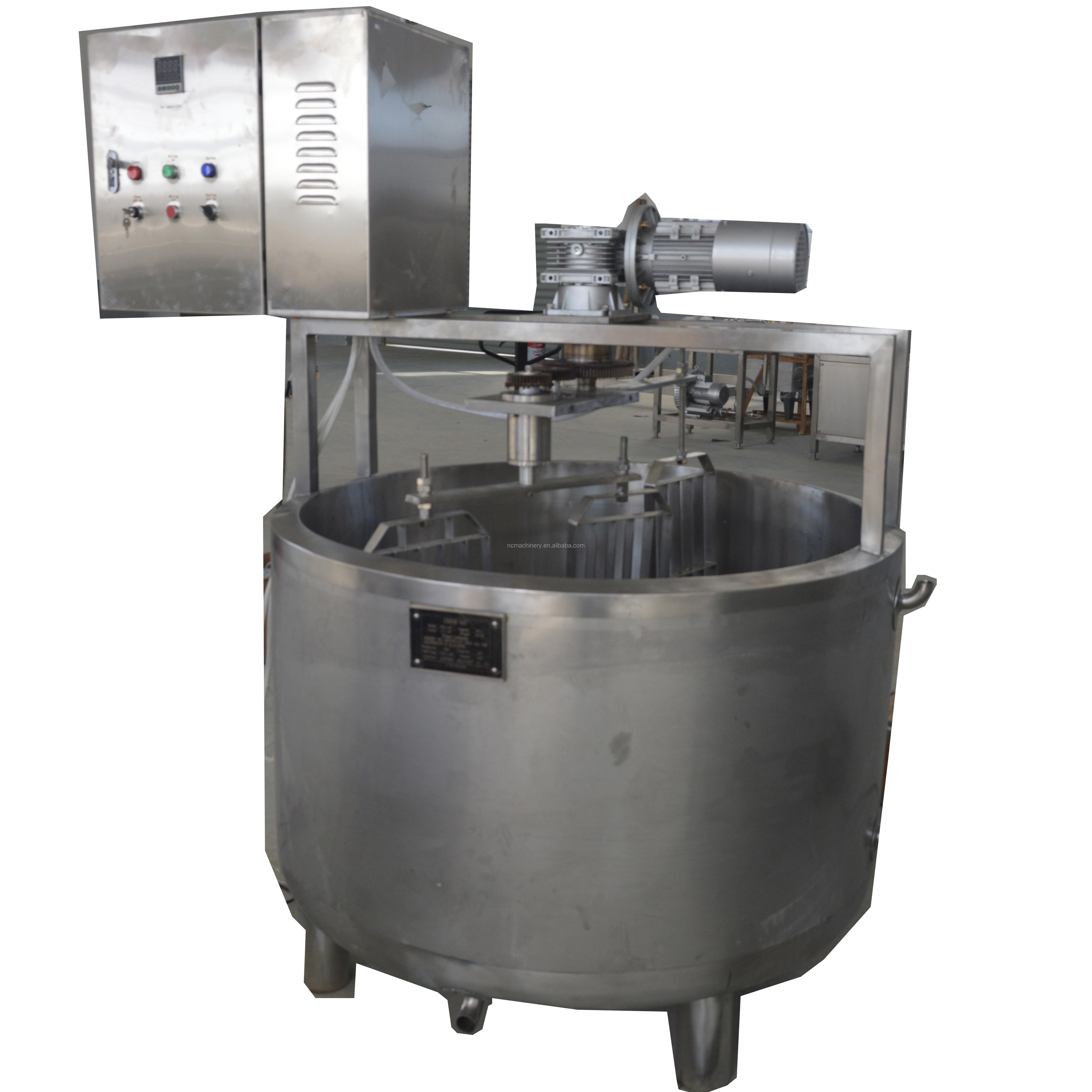 200KG-2000KG Capacity Stainless Steel Cheese Pasteurization Vat for Food Beverage