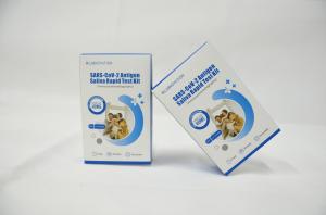 China ISO High Specificity Safety Saliva Self Test Kit 60% Humidity wholesale