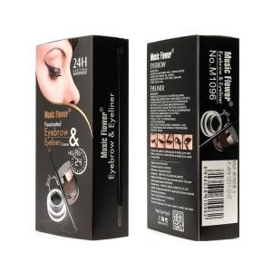 China Black Foldable Paperboard Cosmetic Gift Box Packaging With Window wholesale