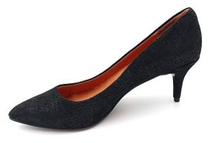 China customized Black Women Heels , Slingback Pump Heels With Leather Material wholesale