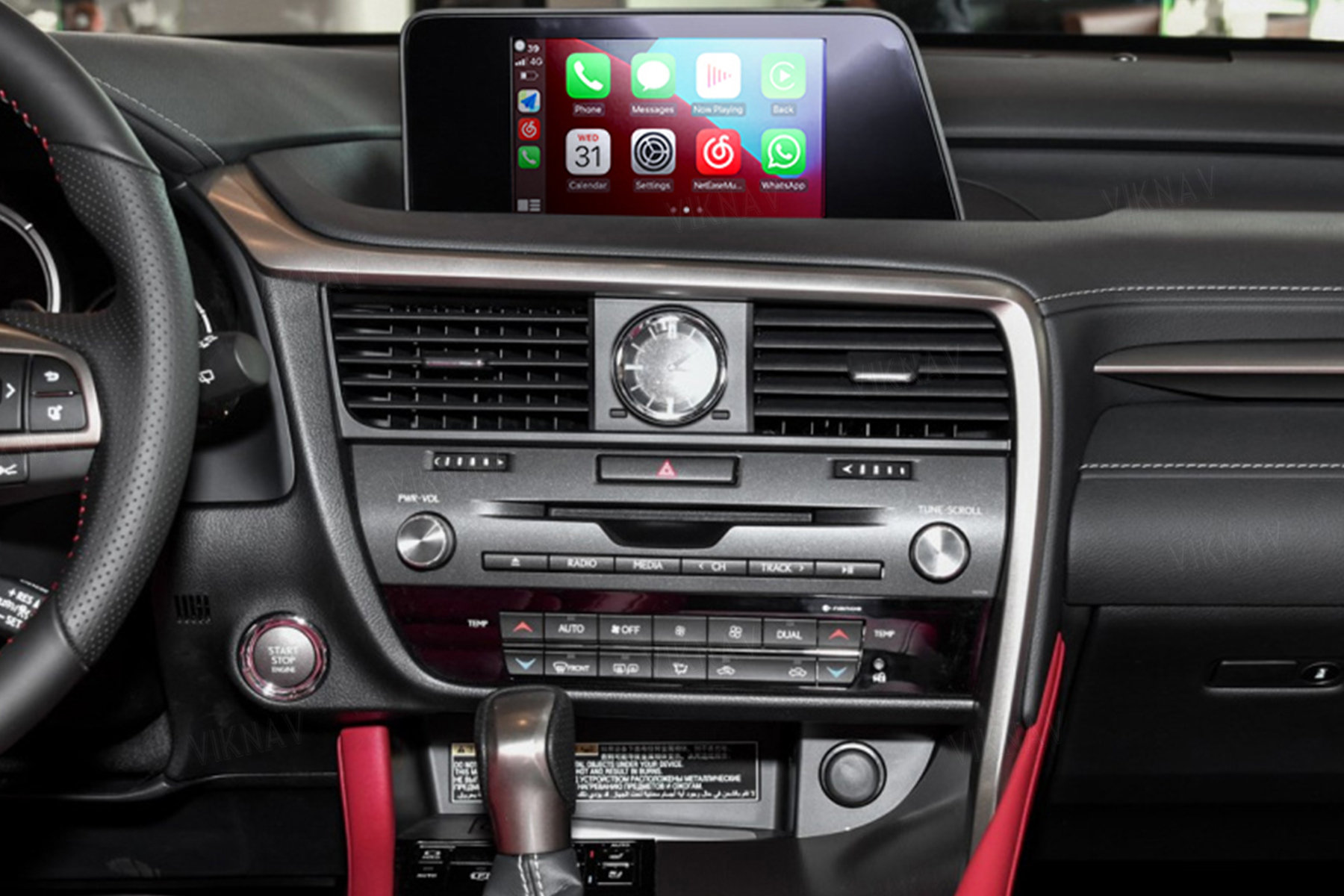 Viknav Fit For Original Car 8 Inch Screen Linux System For Lexus RX 2016 2017 2018 2019 Wireless Apple CarPlay
