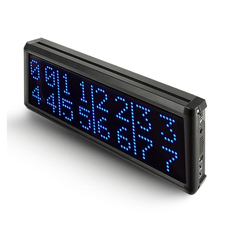wireless table service calling system with big voice reporting display screen and waterproof 1 key button