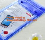 Custom printed phone accessories plastic pvc zipper bag, PVC Waterproof Phone