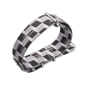 China Nato Style Nylon Strap Watch Bands , 20mm Lady Watch Strap Print Pattern wholesale