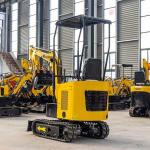 Mini Excavator EPA Smallest Mini Digger Digging Distance 5523mm