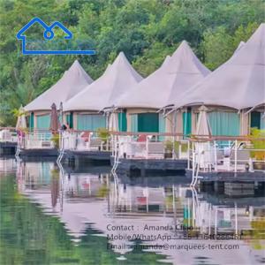 China Pvdf Safari Camp Hotel Tent WaterProof Fire Retardant tent For Glamping Resort wholesale