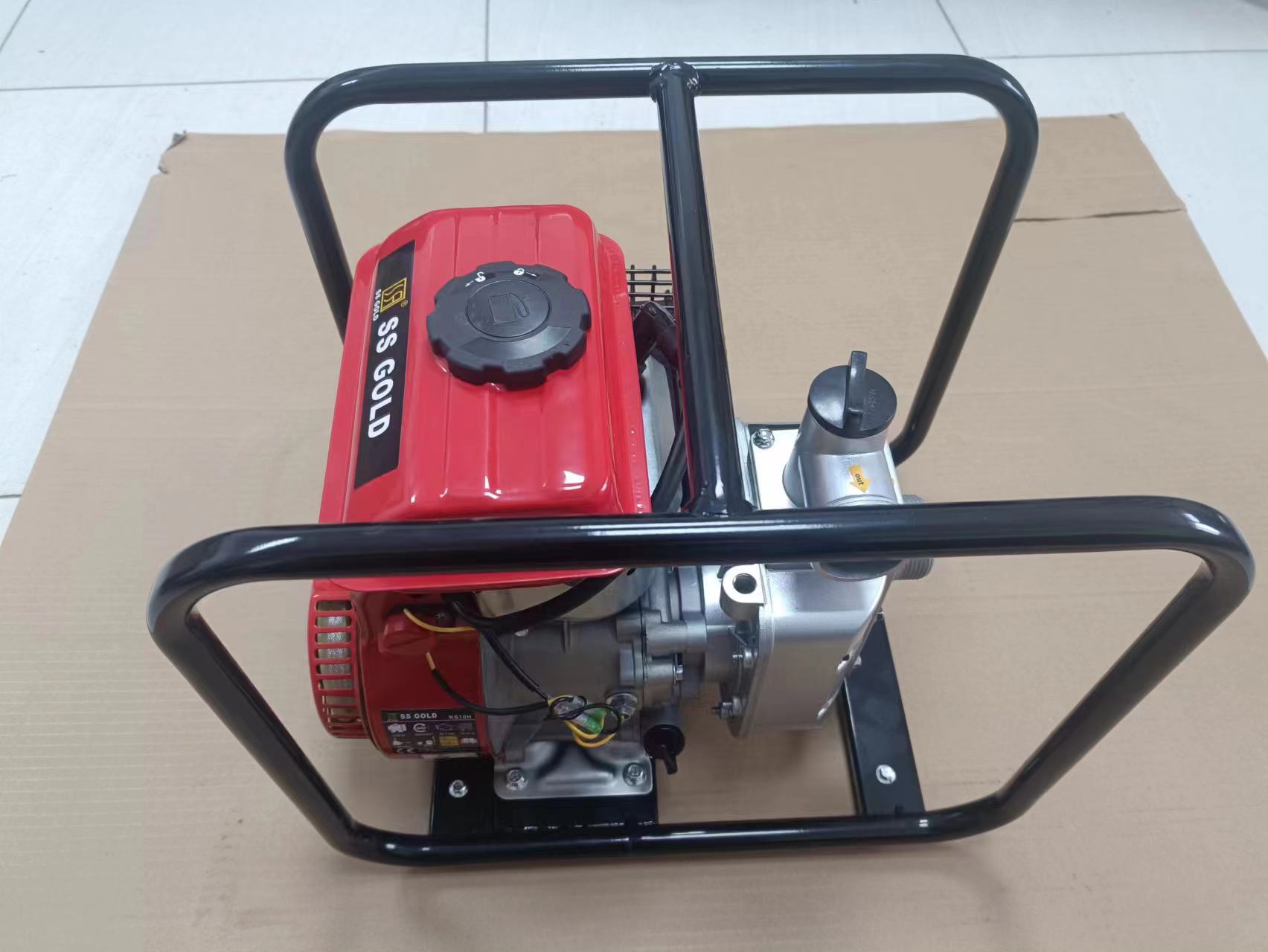 3600 Rated Speed KZ10H Portable Water Pump with High Pressure Gasoline Engine from OEM
