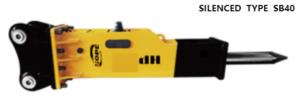 China Silenced Mini Excavator Hydraulic Breaker Jack Hammer 1Ton Xcmg Doosan40 wholesale