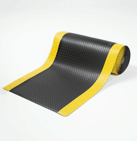 Black Yellow Car Floor 20m 10e9 Ohm EVA ESD Mat