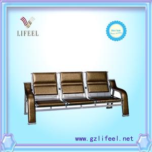 China fashional beauty salon furniture Three seats waiting chairs wholesale