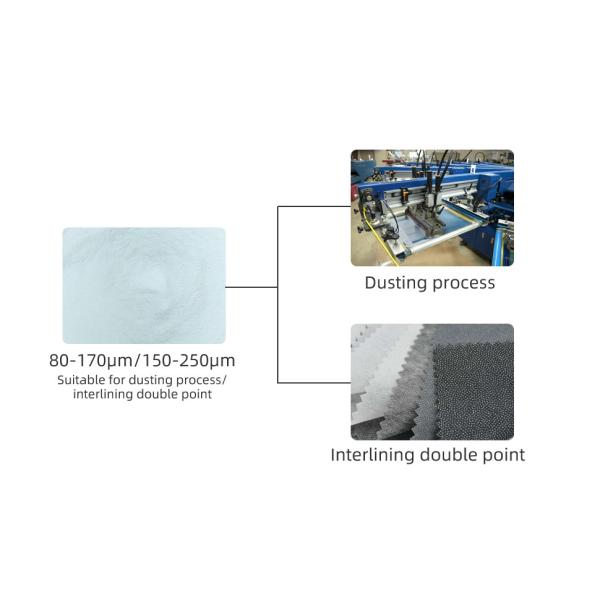 Washing Resistance 90 Degree Polyamide Powder Hot Melt For Fabric