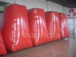 Red Paintball Field Equipment Inflatable Paintball Bunker