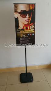 China Advertising PVC Floor Standing Signage For Sunglasses Outdoor wholesale