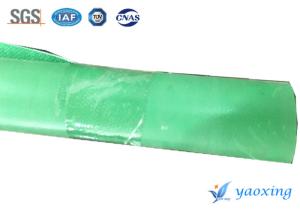 China Green Color Silicone Rubber Coated Glass Cloth With Good Fire Retardant wholesale