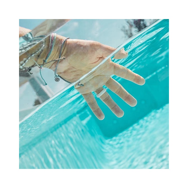 Acrylic Fiberglass Above Ground Sky Pool for Outdoor Luxury Oceanarium Experience