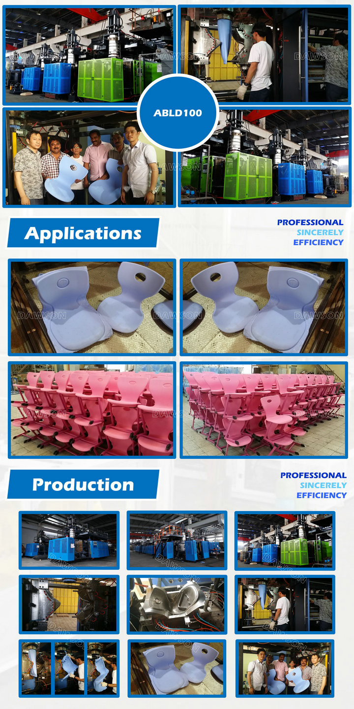 Extrusion Blow Moulding Machine For Plastic Chairs Making By Blow Molding Machine