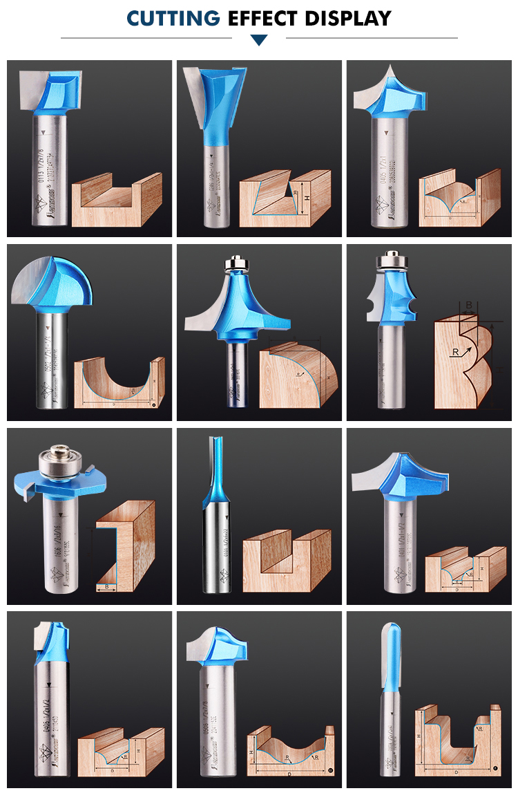 Wear Resistant Carving Bits For Router Multifunctional Portable