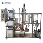 SS304 Wiped Film Distillation Equipment Molecular Short Path Glass