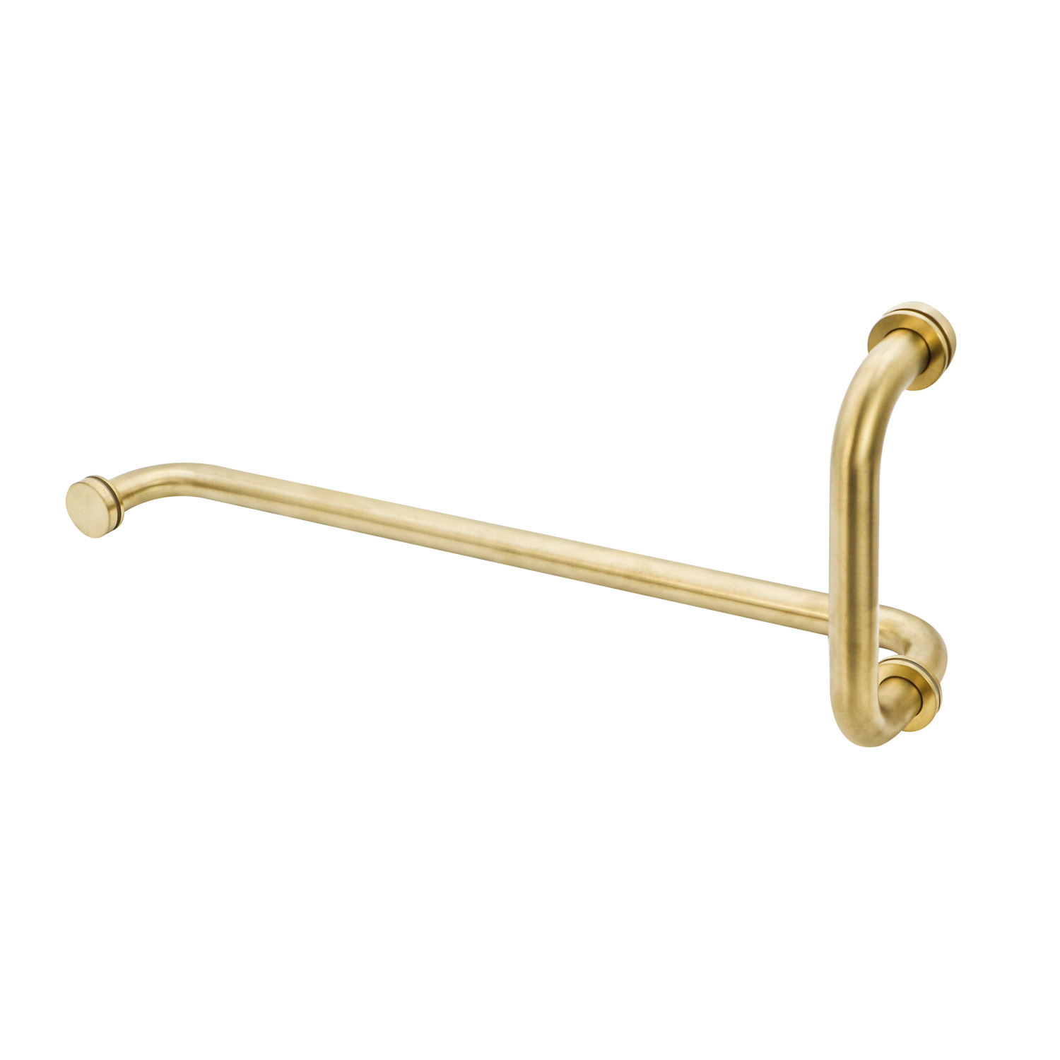 Hotel Bathroom Glass Door Handle Golden Door Pull Handle for Shower Room Bathroom