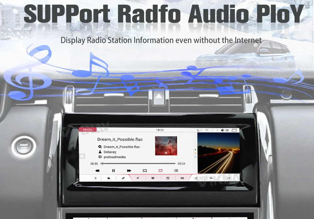 10.4 inch Android Car Radio For Land Rover Discovery 5 LR5 L462 2017-2020 GPS Navigation Player Touch Screen Carplay Hea