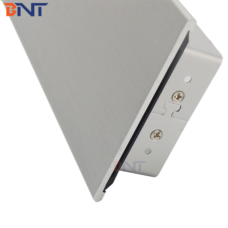 2021 new integrative double slip lid desktop embedded socket with usb