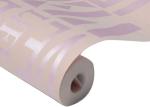Non woven Washable Wallpaper Purple Color LOVE English Letters Wallpaper