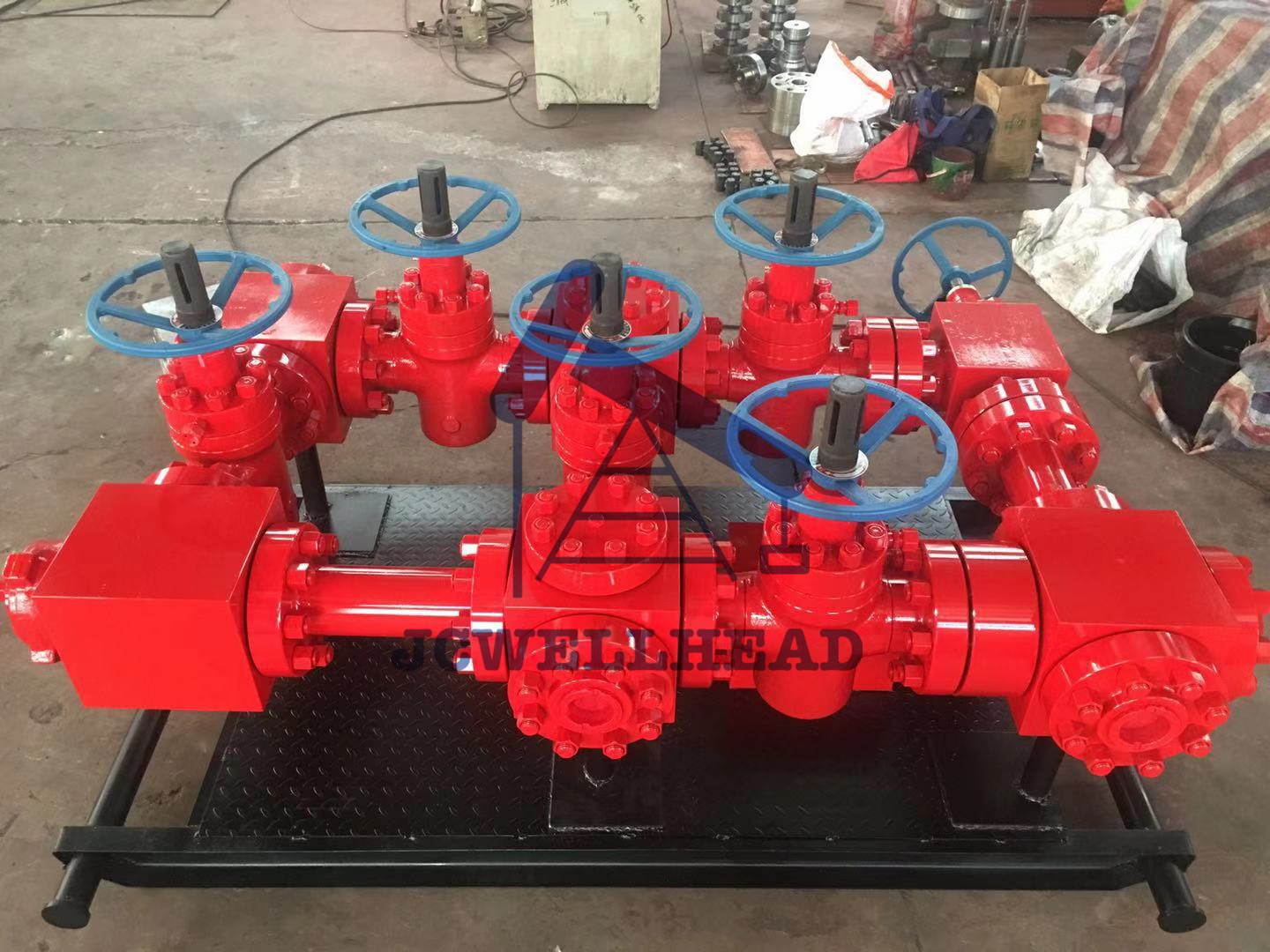 API16C Choke Wellhead Manifold For Oil And Gas Wellhead Equipment 5000 Psi