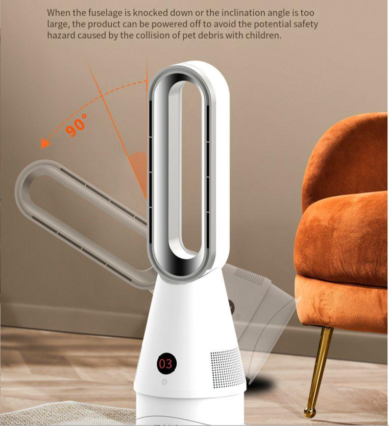 20 Inch Air Bladeless Fan with Air Purifier and Without Vane Rotary Vane Quantity