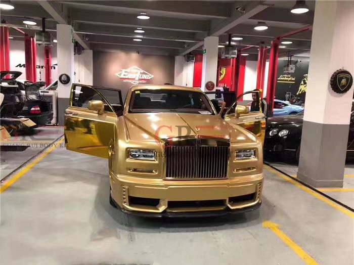 Phantom Rolls Royce Body Kit WD Style Replace Front Bumper Spoiler Hood 2004 - 2012