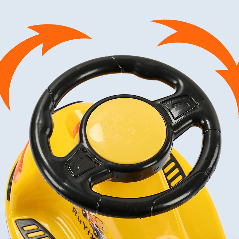 Unisex Children's Scooter Slippery Swinging Car Twist Car Toy for 1-3 Year Old Baby