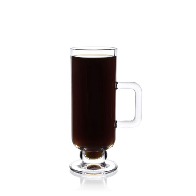 Manufacture Customized Clear Transparent Durabe High Quality Glass 180ML Coffee Cup