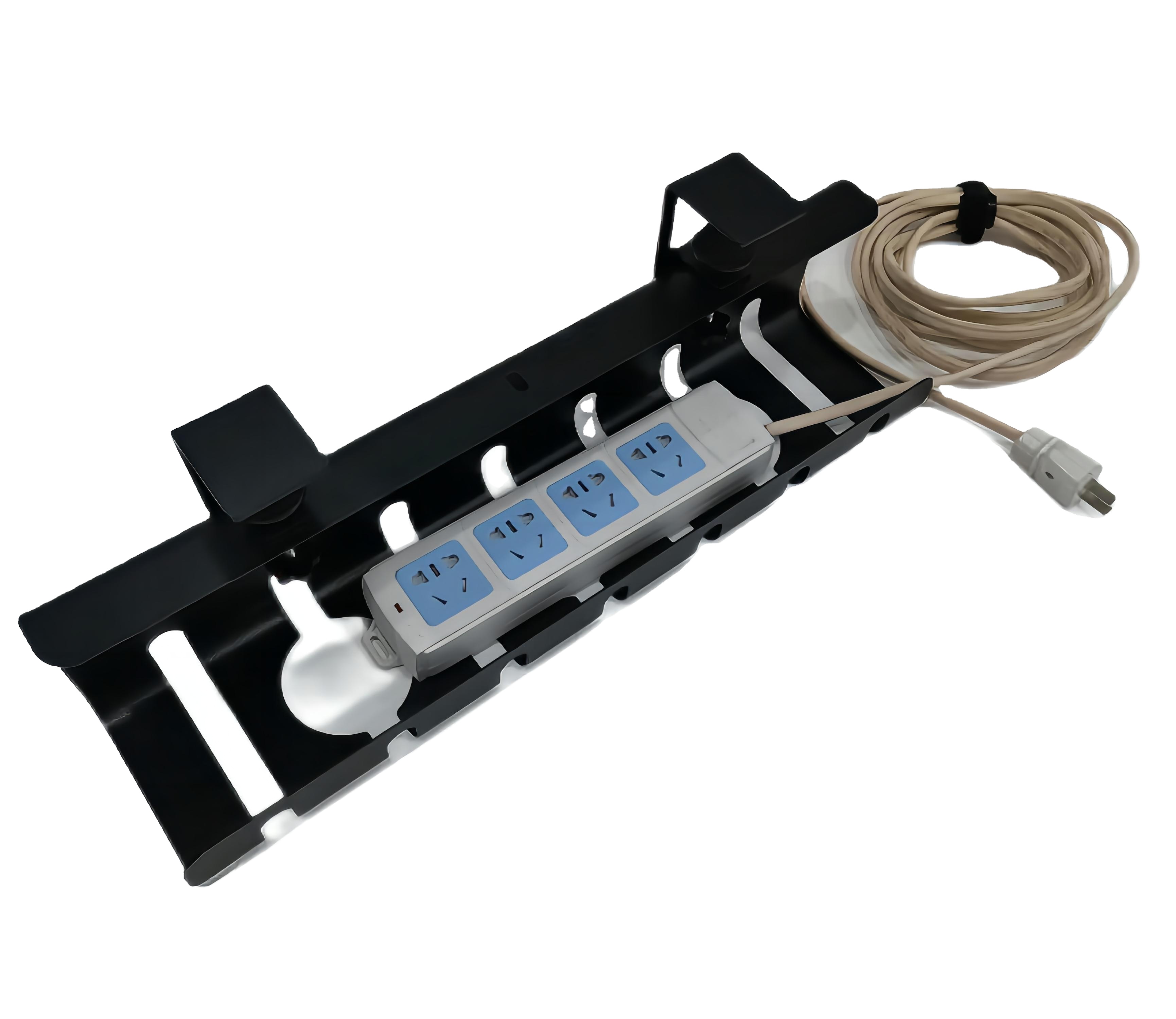 Upgrade Your Workspace with No Drill Standing Desk Wire Management Tray and Cord Rack