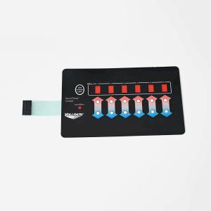 China 12V Durable LED Membrane Switch IP67 Rated Dustproof Waterproof wholesale